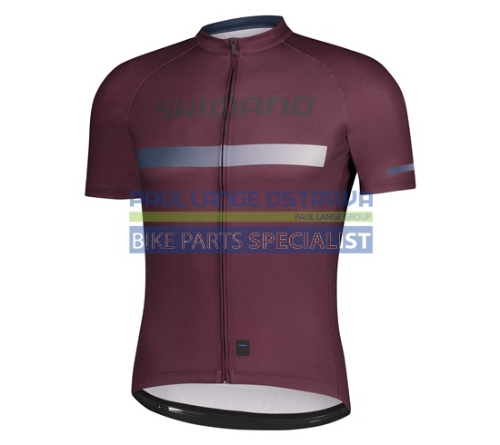 SHIMANO pánský LOGO dres krátký rukáv, červená