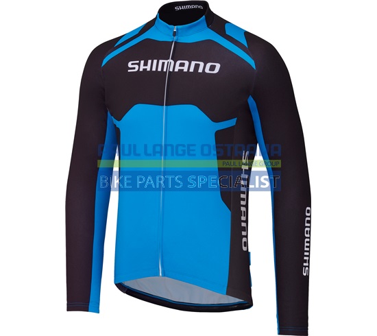 SHIMANO Thermal Print dres s dlouhým rukávem Team, SHIMANO modrá