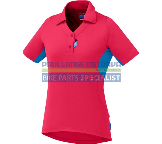 SHIMANO dámský polo dres, jazzberry