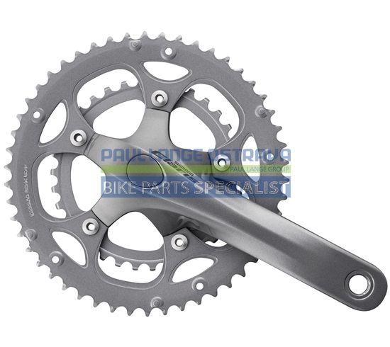 SHIMANO kliky CLARIS FC-2450 oktalink 2x8 170 mm 50x34z bez krytu stříbrné