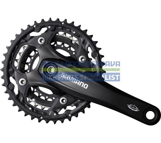 SHIMANO kliky DEORE FC-M522 oktalink 3x10 175 mm 42x32x24z bez krytu černé