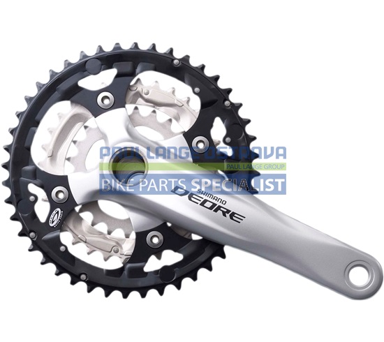 SHIMANO kliky DEORE FC-M590 integr.klika 3x9 175 mm 44x32x22z +BB misky s krytem stříbrné