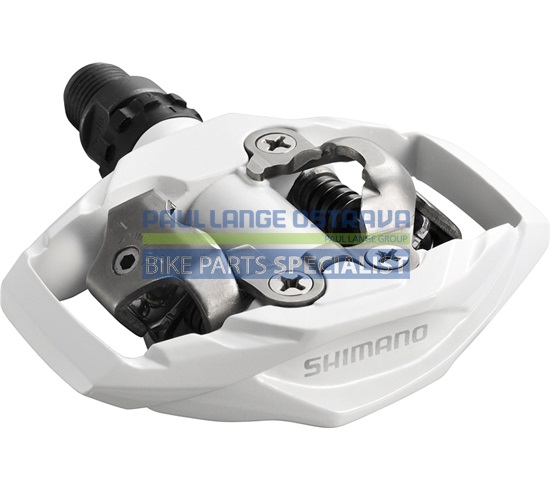 SHIMANO pedály MTB ostatní PD-M530 SPD zarážky SM-SH51 bez odrazek bílé