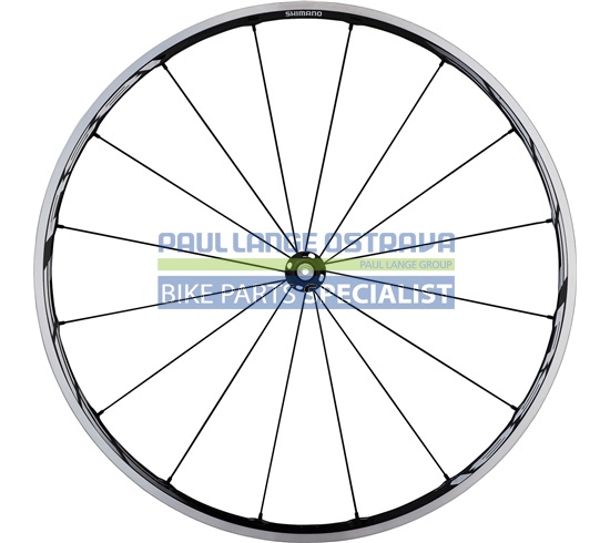 SHIMANO zapl kola silniční WH-RS81-C24-CL pár RU: F: 133 mm / R: 168 mm pro ráf brzdu plášť 10/11 ry