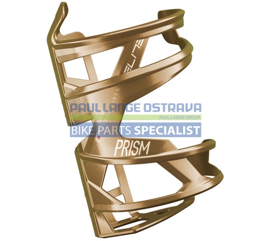 ELITE košík PRISM RIGHT Carbon 24&#39; zlatý metalický/bílý