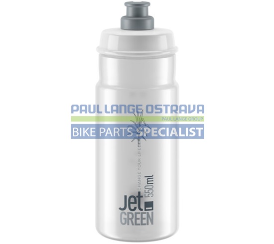 ELITE láhev JET GREEN 24&#39; čirá/šedé logo 550 ml