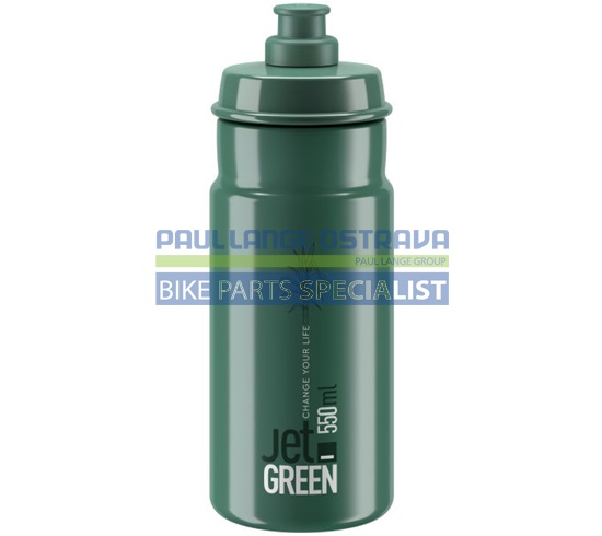 ELITE láhev JET GREEN 24&#39; zelená/bílé logo 550 ml