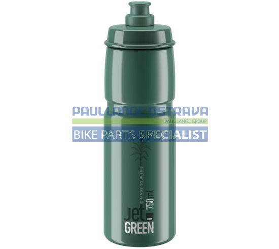 ELITE láhev JET GREEN 24&#39; zelená/bílé logo 750 ml