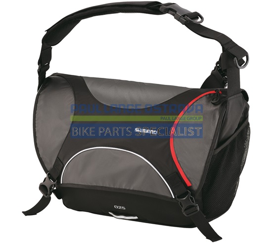 SHIMANO taška Osaka Messenger 25, tmavě šedá