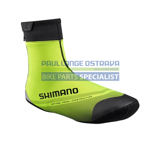 SHIMANO S1100R SOFT SHELL návleky na obuv (5-10°C), neon žlutá, L (42-43)