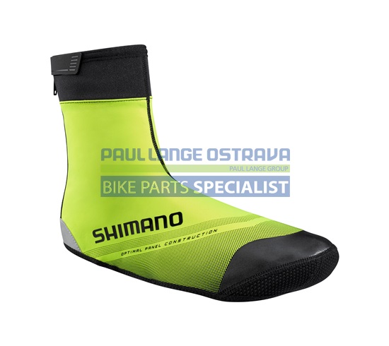 SHIMANO S1100X SOFT SHELL návleky na obuv (5-10°C), neon žlutá, M (40-41)