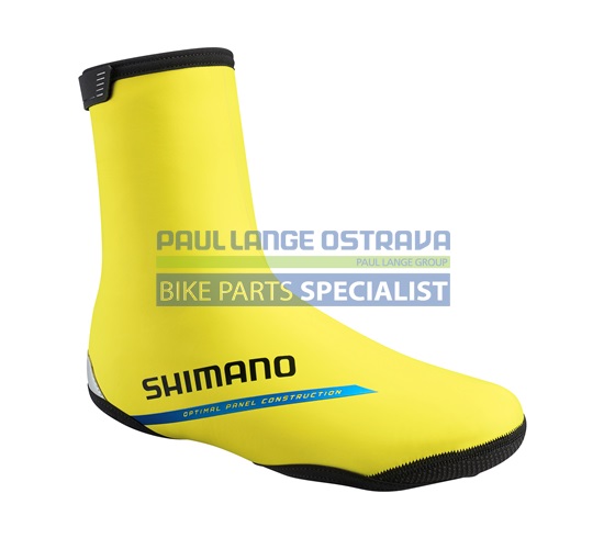 SHIMANO ROAD THERMAL návleky na obuv (pod 0°C), neon žlutá, L (42-44)