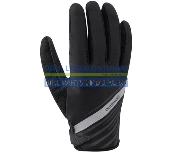 SHIMANO LONG GLOVES rukavice, černé, M