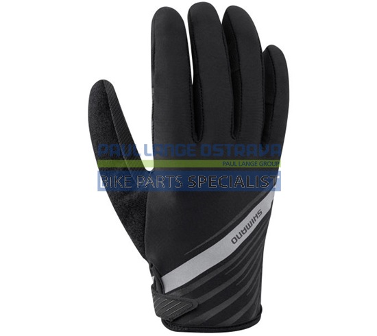SHIMANO LONG GLOVES rukavice, černé, XL