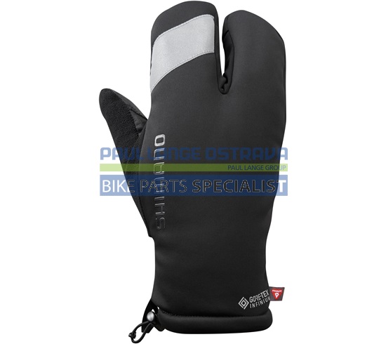 SHIMANO INFINIUM PRIMALOFT 2X2 rukavice (pod 0°C), černá, XL