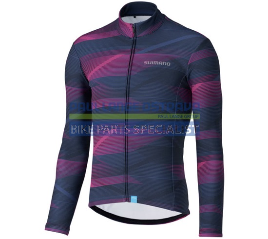SHIMANO TEAM dres dlouhý rukáv, modrá