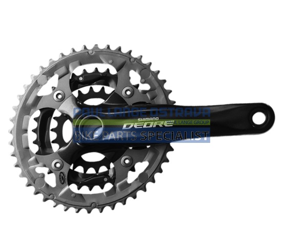 SHIMANO kliky DEORE FC-M590 integr.klika 3x9 170 mm 44x32x22z +BB misky s krytem černé