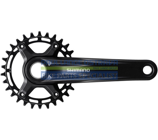 SHIMANO kliky DEORE FC-MT510-1 integr.klika 1x12 175 mm 30z černá bez misek ř.l.52 mm bal