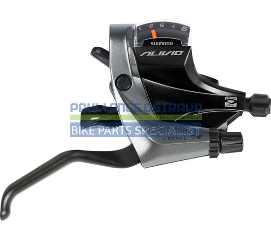 SHIMANO řad/brzd páčka ALIVIO ST-M4000 pravá 9 rychl pro V-brz 2 prst