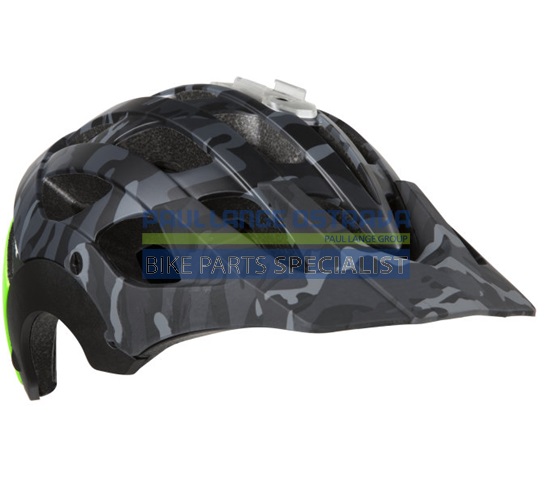 LAZER přilba MTB REVOLUTION Camo černá/Flash zelená M 55-59 cm