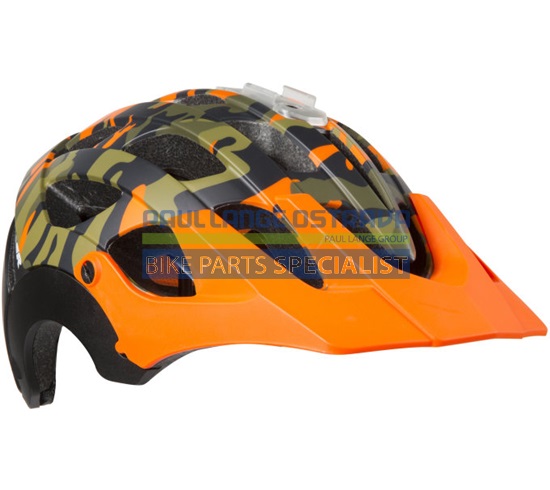 LAZER přilba MTB REVOLUTION Camo černá/Flash oranžová S 52-56 cm