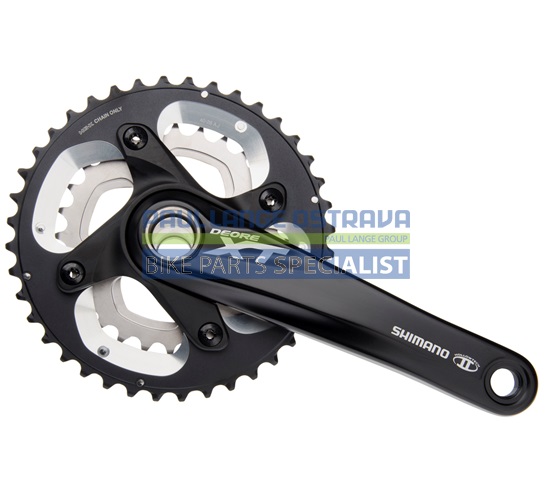 SHIMANO kliky XT FC-M785 integr.klika 2x10 170 mm 38x24z +BB misky bez krytu černé