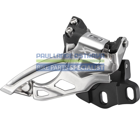 SHIMANO přesmykač XT FD-M785 MTB pro 2x10 př mont E-typ bez BB Top-swing dual pull 38/40z
