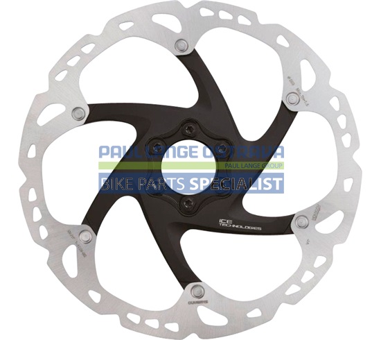 SHIMANO brzdový kotouč XT SM-RT86 6 šroubů 203 mm pro Ice tech bal