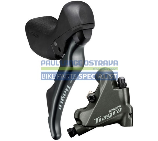 SHIMANO kot brzd-set TIAGRA BR-4770-KIT zadní/ST-4720(J-kit) FLAT MOUNT polymer+chladič SMBH90/1700m