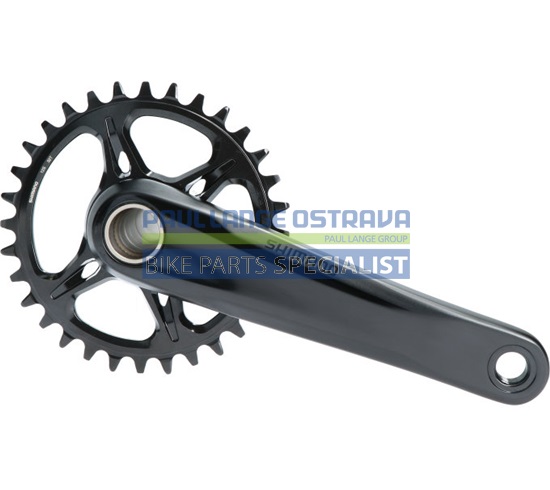 SHIMANO kliky MTB-ostatní FC-MT900 integr.klika 1x12 175 mm 32z černé bez BB misek bal