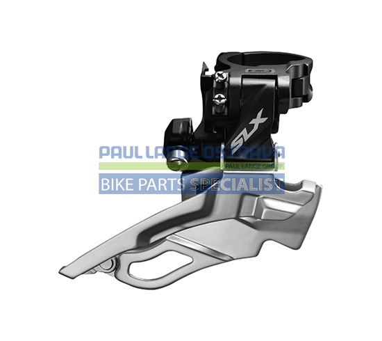SHIMANO přesmykač SLX FD-M671 MTB pro 3x10 obj. 34,9/31,8 + 28,6 Down-swing dual pull 42 z