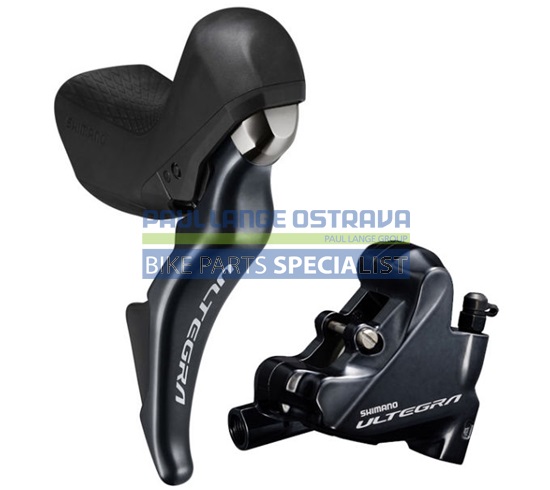 SHIMANO kot brzd-set ULTEGRA BR-R8025-KIT zadní/ST-R8025(J-kit) FLAT MOUNT polymer+chladič SMBH90/17