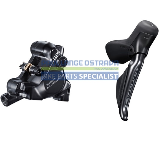 SHIMANO kot brzd-set ULTEGRA Di2 BR-R8170-KIT zadní/ST-R8170 Di2 (J-kit) FLAT MOUNT polymer+chladič