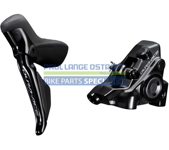 SHIMANO kot brzd-set DURA-ACE BR-R9270-KIT přední/ST-R9270 Di2 (J-kit) FLAT MOUNT polymer+chladič SM