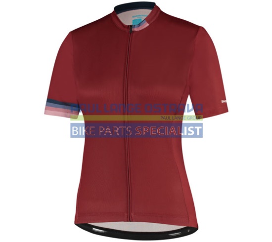 SHIMANO MIZUKI dres krátký rukáv, dámský, červenohnědá, M