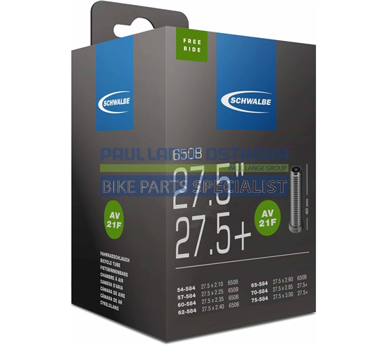 SCHWALBE duše 27.5", 54/75-584, AV 40 mm, FREERIDE, BUTYL, 200 g