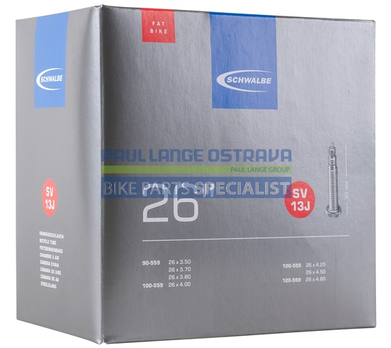 SCHWALBE duše 26", 90/120-559, SV 40 mm, STANDARD, BUTYL, 390 g