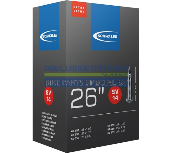 SCHWALBE duše SV14 EXTRA LIGHT 40/60-559 40MM