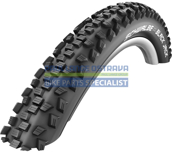 SCHWALBE plášť BLACK JACK,47-406,20x1.90,K-Guard,Tube,drát,450g,černá