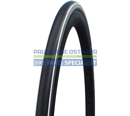 SCHWALBE plášť ONE,25-622,700x25C,RaceGuard,dušový,skládací,245 g,černá/bílá