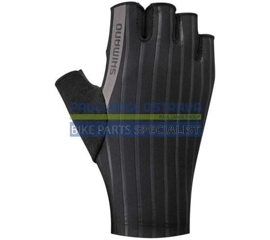 SHIMANO Advanced závodní rukavice, černá, L