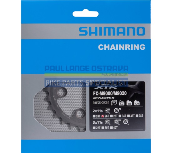 SHIMANO převodník XTR FC-M9000/20-2 26 z 11 spd dvojpřevodník pro 36-26 z