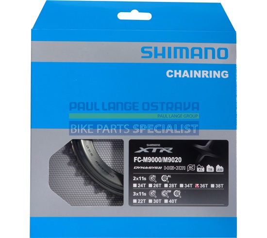 SHIMANO převodník XTR FC-M9000/20-2 36 z 11 spd dvojpřevodník pro 36-26 z