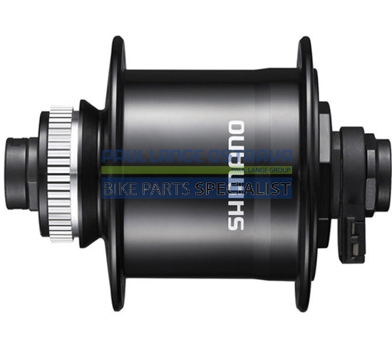 SHIMANO dynamo nába NEXUS DH-UR705-3 pro kotouč (centerlock), 36 děr, náprava 12 mm černá bal