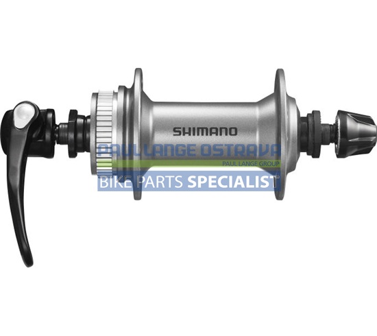 SHIMANO nába přední ALIVIO HB-M405 pro kotouč (centerlock) 36 děr RU: 133 mm stříbrná