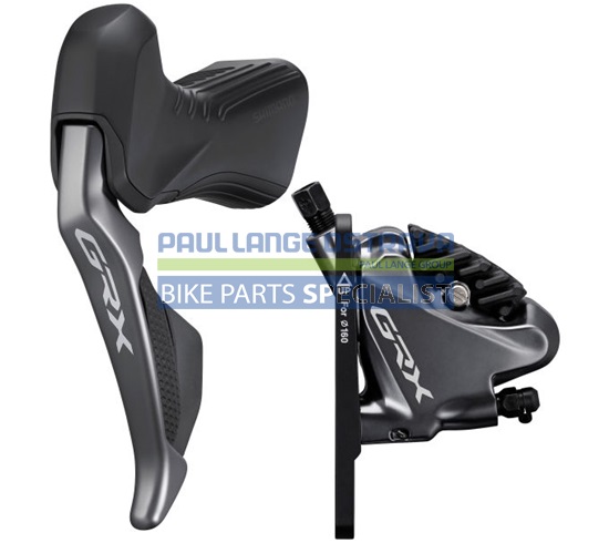 SHIMANO kot brzd-set GRX Di2 BR-RX815-KIT přední/ST-RX815 Di2 (J-kit) FLAT MOUNT polymer+chladič SMB