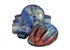 KIDZAMO set FLAME modrý přilba+chrániče+láhev+batoh 48-52cm