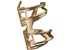 ELITE košík PRISM RIGHT Carbon 24&#39; zlatý metalický/bílý