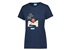 SHIMANO W&#39;S GRAPHIC TEE tričko, dámská, Navy, M
