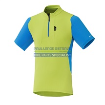 SHIMANO Touring Jersey, Electric Green, L